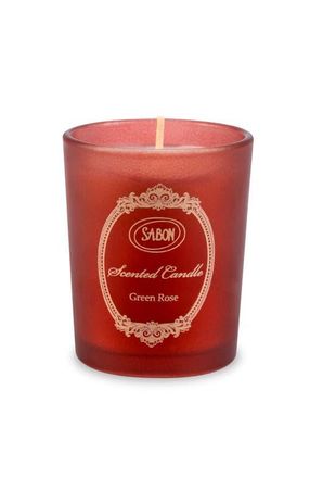 Sabon Candle Glass Green Rose in 60 Gr at Nordstrom