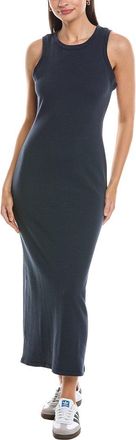 Splendid Terry Knit Cut Away Midi Dress