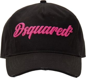 Dsquared2 Cappellino da baseball con logo - - Accessories - unisex - Nero - ONE SIZE