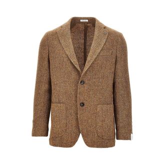 Breras Milano Venezia virgin wool single-breasted jacket Man 48