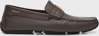Bally Mens Paklys Moc Toe Leather Drivers