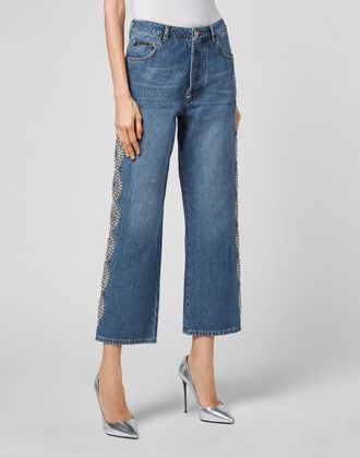 Philipp Plein Denim Broek Losjes