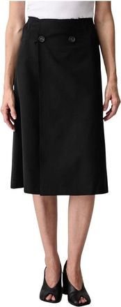 Maison Margiela Mujer, Faldas, Negro, Talla: S