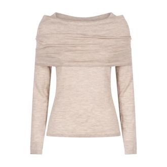 Max Mara Lichtgewicht Kasjmier Trui - Dames - Cashmere truien - Beige - M - Kasjmier - Truien & Vesten