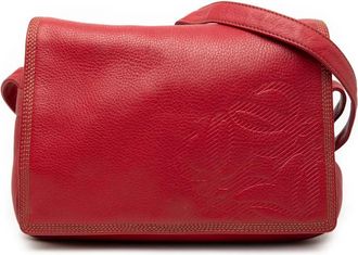 Loewe Borsa a tracolla Anagram in pelle con battente 2000-2025 - Rosso