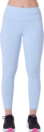 Skechers GOWALK Draag Hoge Taille 7/8 Dames Zilveren Sportleggingen