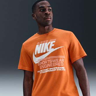 Nike Mens Nike Sportswear T-Shirt in Orange | HQ9157-893