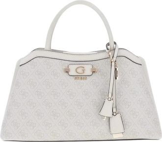 Guess Coleen Logo Small SA - Dames - Handtassen - Wit - ONE Size - Tassen