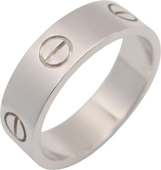 Cartier White Gold White Gold (18K) Band Ring (Pre-Owned)