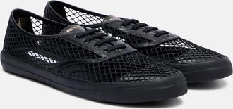 Aquazzura Sneakers Minimalist Mesh con pelle