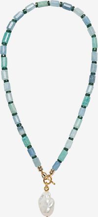 Lizzie Fortunato Stein- und Perlenhalskette Pearl Isle