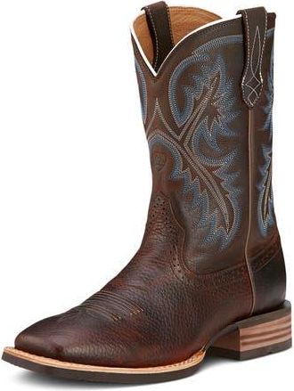 Ariat Quickdraw Western Boot in Brown Oiled Rowdy at Nordstrom Rack, Size 10.5