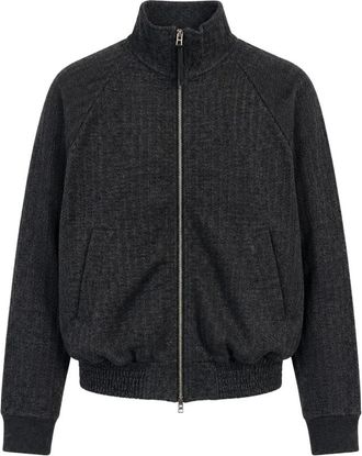 Tom Ford Zip-throughs - Heren - Vesten met rits - Grijs - M - Hoodies & sweatvesten