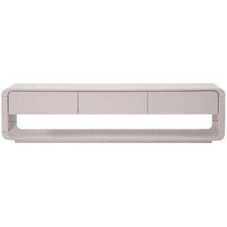 Miliboo Mobile TV design beige lucido con 3 cassetti L179.5 cm SAILOR