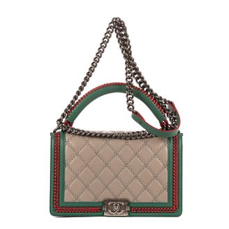 Chanel Paris-Salzburg Top Handle Boy Flap Medium Schoudertas