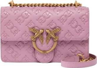 Pinko Borsa a spalla Love mini - Rosa