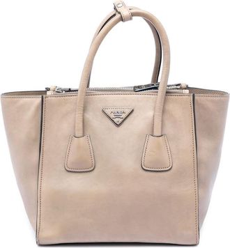 Prada Pre-owned Prada Small Glace Calf Twin Pocket Satchel Ladies 13IP0OF7M31YBJQP