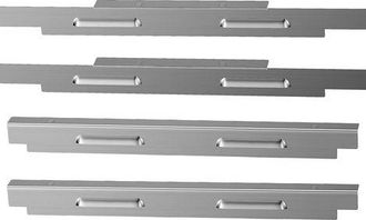 OEM Paravientos Lateral Para Quemador De Barbacoa, Acero Inoxidable, Color Plata