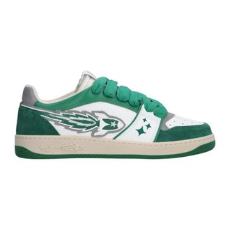 Enterprise Japan Sneakers, male, Green, 8 UK, Green EJ EGG Rocket Trainers
