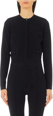 Liu Jo Gebreid vest - Dames - Vesten - Zwart - XS - Truien & Vesten