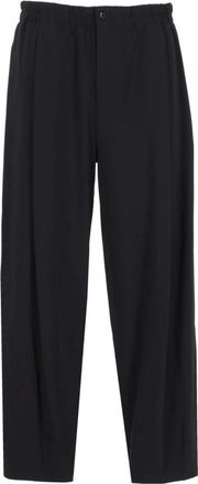 Giorgio Armani Broeken, Heren, Blauw, 2Xl, Wol, Broek met enkele plooi