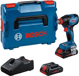 Amica Bosch Professional - Atornillador Gdx 18v + 4 Bater&iacute;as De 4 Ah + Cargador, Entregado En L-boxx