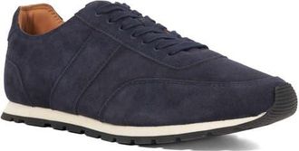 Dune London Treyson Suede Low Top Runner Sneaker in Navy at Nordstrom, Size 10-10.5Us
