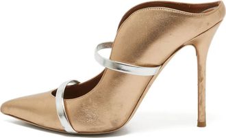 Malone Souliers 105mm Maureen mules - Gold