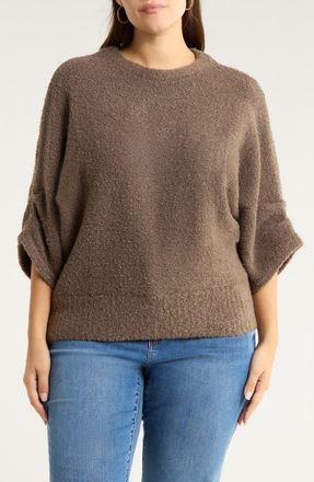 Wit & Wisdom Dolman Sleeve Sweater in Oyster Mushroom at Nordstrom, Size 2 X