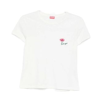 Kenzo T-Shirts, female, White, Size: XS Top