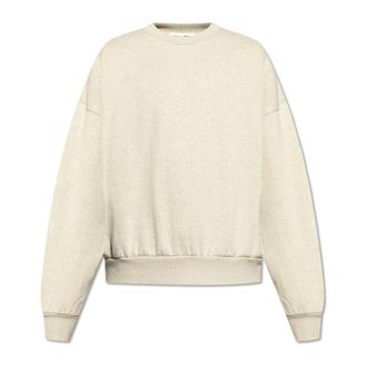 Fear of God Sweatshirts, male, Beige, Size: XL Sweatshirt with logo