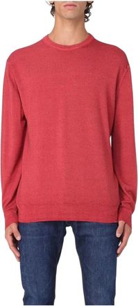 Paul & Shark Bruine Sweaters voor Mannen - Heren - Ronde hals truien - Bruin - XL - Truien & Vesten