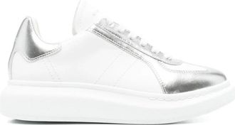Alexander McQueen Stijlvolle Sneaker 807882 Wiaix 9447 - Heren - Sneakers - Wit - 44 EU - Leer - Schoenen