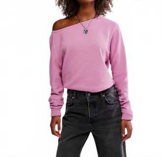 Free People Jess One-Shoulder Top In Orchid Combo