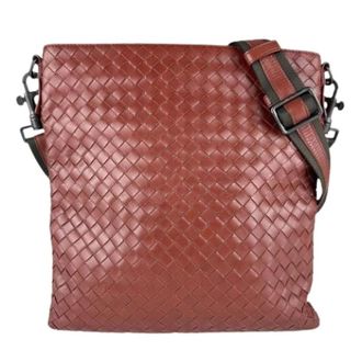 Bottega Veneta Pre-owned Intrecciato Shoulder Bag - unisex - Bottega Veneta Vintage - Vintage Cross Body Bags - Brown - ONE SIZE - Pre-owned
