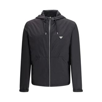 Prada Re-Nylon Jas - Heren - Jassen - Zwart - Maat: XL Nylon