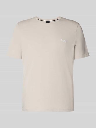 HUGO BOSS Regular Fit T-Shirt aus Baumwoll-Mix in Mittelgrau, Gr&ouml;&szlig;e XXL