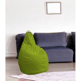 Dmora Dmora - Puf Aunter, Sill&oacute;n Multiusos, Puf, Puf Reposapi&eacute;s, Made In Italy, 90x90 H120 Cm, Amarillo