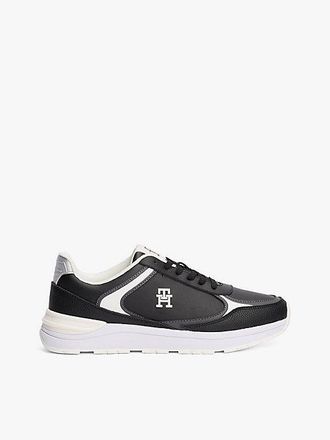 Tommy Hilfiger Zapatillas de piel con monograma TH