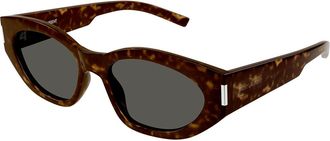 Saint Laurent SL 638 002 Womens Sunglasses Tortoiseshell Size 55 - Free RX Lenses - Free RX Lenses