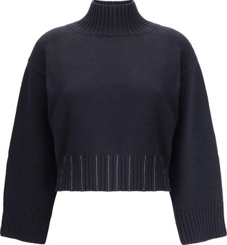 Fabiana Filippi Wool Turtleneck Sweater