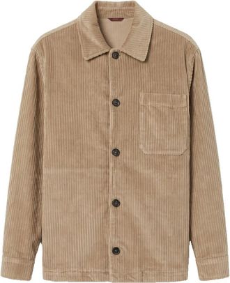 Cruna Cardiff Overshirt - Heren - Zomerjassen - Beige - XL - Wol - Jassen