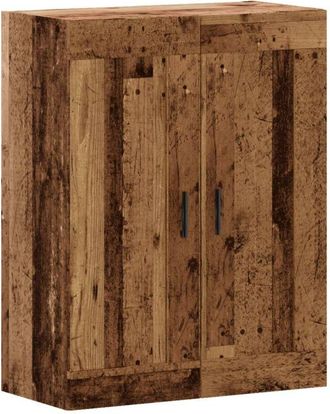vidaXL Wall Mounted Cabinet Old Wood 69.5x34x90 cm Engineered Wood Vidaxl