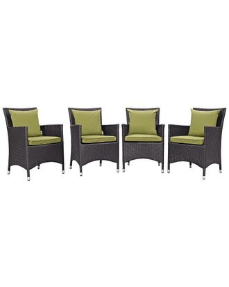 ModWay Convene 4-Piece Outdoor Patio Dining Set