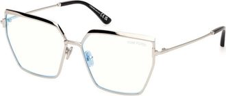 Tom Ford Optisch Montuur - Dames - Brillen - Grijs - 57 MM - Accessoires