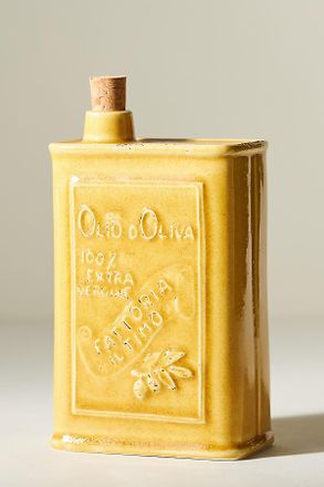 Anthropologie Cucina Stoneware Olive Oil Cruet
