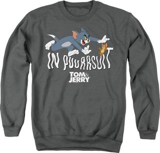 Gildan Tom And Jerry Movie In Pursuit Adult Crewneck Sweatshirt