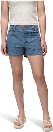 Prana Suton Shorts Womens Shorts Bluff Blue : 12 4, Cotton/Spandex