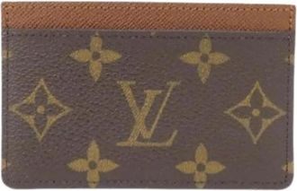 Louis Vuitton Pre-owned Business Card Case - Dames - Vintage Accessoires - Bruin - ONE Size - Vintage