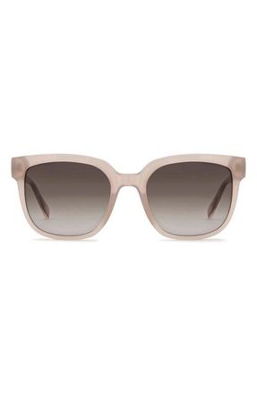 Fossil 54mm Gradient Square Sunglasses in Lilac/Brown Sf at Nordstrom